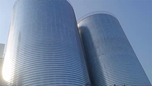 炉霍2座混凝土高架卷板仓