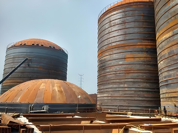 炉霍焦粉钢板仓